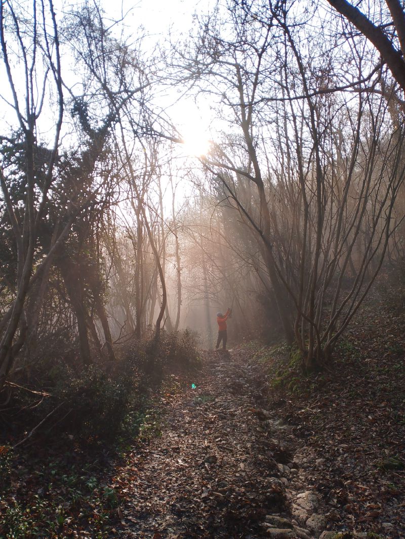 Volontari Ultrabericus Trail ai ristori lungo il percorso
